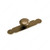 Traditional Brass Knob - 2510, Finish Burnished Brass, Screw/Nail M4 and 135140-xx (Included)