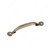 Traditional Metal Pull - 2889, Finish Burnished Brass, Screw/Nail 8/32 (Included) PRO-PACK 2