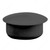 Plastic Screw Plug, Diameter 1/2 in, Drilling Depth 1/8 in, Drilling Diameter 3/8 in, Finish Black PRO-PACK 5