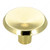 Traditional Metal Knob - 3775, Finish Brass, Diameter - Overall Dimensions 25 mm, Projection - Overall Dimensions 16 mm PRO-PACK 10