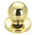 Functional Metal Wardrobe Knob - 3922, Finish Brass, Material Metal PRO-PACK 2
