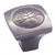 Eclectic Zinc Square Knob - 4475, Finish Pewter