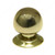 Functional Metal Knob - 460, Finish Brass PRO-PACK 2