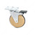 Single Wheel Design Caster, Fastening Type Swivel with Brake Single Wheel Design Caster, Fastening Type Swivel with Brake