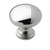 Allison Zinc Knob - 53023, Finish Polished Chrome PRO-PACK 5