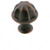 Eclectic Zinc Knob - 53035, Finish Oil Rubbed Bronze