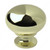Contemporary Metal Knob - 5923, Finish Brass, Screw/Nail 8/32 (Included) PRO-PACK 5