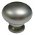 Contemporary Metal Knob - 5923, Finish Matte Chrome, Screw/Nail 8/32 (Included) PRO-PACK 5