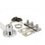 Side Locking System for Three Drawers, Key Different,