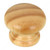 Eclectic Wood Knob - 703, Finish Finished Pine PRO-PACK 3