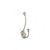 Classic Metal Hook - 71, Finish Matte Nickel