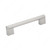 Contemporary Metal Pull - 7191, Center to Center 128 mm, Length - Overall Dimensions 170 mm, Screw/Nail 8/32 (Included)