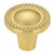Traditional Brass Knob - 7432, Finish Brass