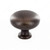 Contemporary Metal Knob - 770, Finish Brushed Oil-Rubbed Bronze, Screw/Nail 8/32 (Included) PRO-PACK 3