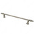 Traditional Metal Pull - 8255, Finish Brushed Nickel, Screw/Nail M6 (Included)