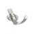 Classic Metal Hook - 8473, Finish Brushed Nickel