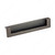 Contemporary Recessed Metal Pull - 8971, Recommended for cabinet sliding door applications., Finish Brushed Oil-Rubbed Bronze