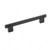 Contemporary Metal and Aluminum Pull - 905, Center to Center 160 mm, Finish Matte Black, Length - Overall Dimensions 192 mm