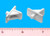 Shelf Support 1/4" - 5mm peg, White, Pkg of 1