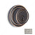 Auxiliary Deadbolt, Single Cylinder, 2.38 - California, Finish PVD Brushed Nickel