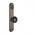 Deadbolt Escutcheon, Double Cylinder, Knob K5/K5, 2.38 - California, Finish PVD Brushed Nickel