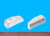 Drawer Bumper w/ Reference Tab White 3/4", Pkg of 500