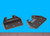 Backplate For Wood Drawer Slides Brown 1/4" X 1-1/8", Pkg of 50