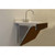 Vanity Support Bracket with Wood Mounting Face,