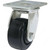 Industrial Black Phenolic Casters, Non- marking rubber tread, Load Capacity Per Caster Max. 160 kg, Wheel Diameter 100 mm, Total Height 135 mm, Tread Width 50 mm