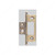 Classic Solid Brass Bifold Hinge - 2515, Finish Polished Nickel, Finish Number 180