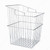 Chrome Tilt Hamper Basket, Product Dimension - Width 21 in, Depth 16 in
