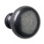Knob LC1010, Finish Matte Bronze, Diameter - Overall Dimensions 1 1/8 in, Projection - Overall Dimensions 1 1/4 in