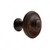Knob LC1060 Series, Finish Rust, Diameter - Overall Dimensions 1 1/8 in, Projection - Overall Dimensions 1 1/4 in
