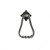 Ring Pull LC5102/5103, Finish Satin Steel, Length - Overall Dimensions 2 in, Width - Overall Dimensions 1.625 in
