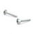 Zinc Plated Machine Screw, Large Truss Head, Combined Phillips Slot Drive, TPI 32, Type B Point, Length 1 1/4 in, Our Divisions Onward