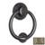 Arch Door Knocker - Montana, Finish Pewter Bronze