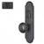 Left Mortise Escutcheon Entry, Knob K3/K3, 2.50 - Montana, Finish Dark Bronze