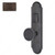 Left Mortise Escutcheon Entry, Knob K4/K4, 2.75 - Montana, Finish Copper Bronze