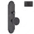 Right Mortise Escutcheon Entry, Knob K4/K4, 2.50 - Montana, Finish Dark Bronze