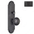 Right Mortise Escutcheon Entry, Knob K3/K3, 2.75 - Montana, Finish Dark Bronze