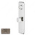 Deadbolt Escutcheon, Double Cylinder, Knob K6/K6, 2.75 - New York, Finish Brushed Antique Nickel