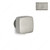 Transitional Brass Knob - C6, Finish PVD Brushed Nickel, Type Cabinet Knob Square C6