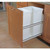 Undermount Recycling Center, Soft- close mechanism., Total Capacity 100 qt, Finish White, Bin Quantity 2, Height 23 1/4 in