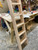 Fir  or Pine Wood Ladder, Library Ladder, Unassembled - MD9, Rastic with knots.Choose Sizes