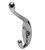 Coat Hook, 18 x 55 x 90 mm (W x D x H) Polished chrome