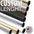Perfecta LED Lighted Round Closet Rod,Choose Length Battery or Wired Motion 1 5/16"