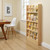 Copy of Custom Wood Books Magazines Storage Shelf  "Sweden" for Book Organization, Featuring Rod Shelves, Standing Shelf