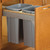 Top Mount Trash Pull-Outs with Soft-Close, 15"W X 23-3/16"D X 17-1/2"H, White/100 lb.