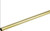1-1/16" Diameter Round Tubing, 8 ft, Brass Look