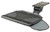 Sit to Stand Ultimate Keyboard Tray Systems, Sit to Stand Keyboard Tray With Curved Slide-Out Mouse Platform, Black